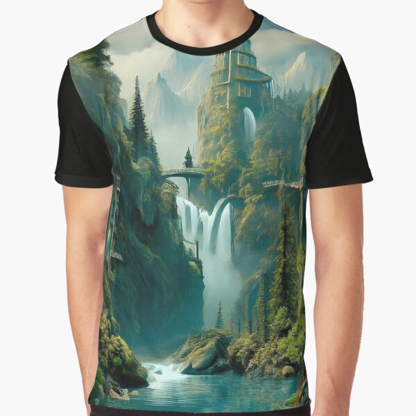 Eternal Fantasy Peaks - Fantasy Designs by RockitBaby T-Shirts, Hoodie, Sweatshirt | BlankRebels.com (Image 1)