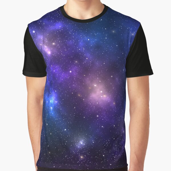 Blue and purple galaxy print by FocusAndFlow T-Shirts, Hoodie, Sweatshirt | BlankRebels.com (Image 1)