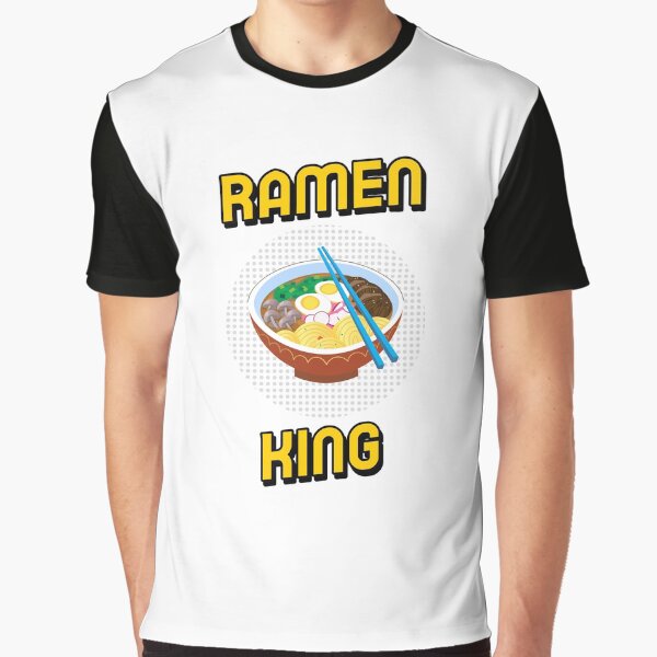 Ramen King Funny Bowl of Noodles Gift by LADistrictGarb T-Shirts, Hoodie, Sweatshirt | BlankRebels.com (Image 1)