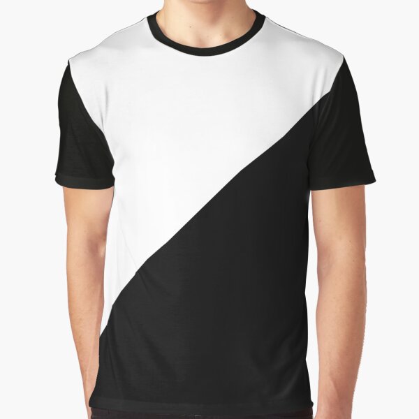 Diagonal half white and black by JayArtShop T-Shirts, Hoodie, Sweatshirt | BlankRebels.com (Image 1)