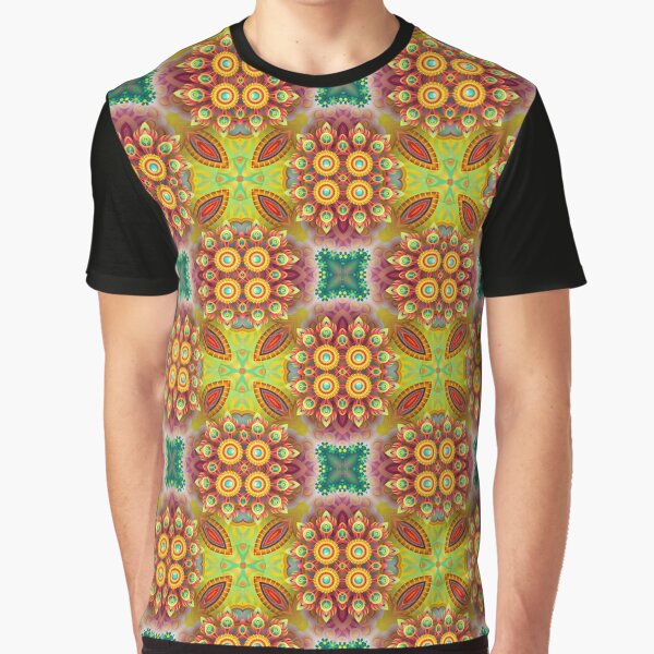 abstract floral cover seamless colorful repeat pattern by Abrahamjrnd T-Shirts, Hoodie, Sweatshirt (Image 1)