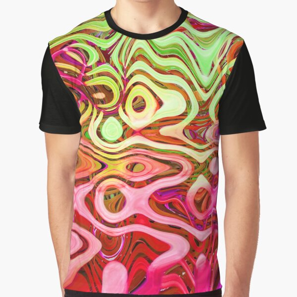 Hippie Style Abstract Groovy Exotic Colors Happy Maximalism for Eccentric Flashy Maximalist 3 of 4 by Beachy... (Image 1)