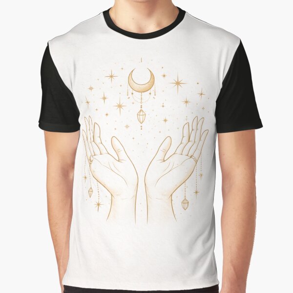 Moon Magic Hands – Boho Celestial Crystal Art by PunchDrop T-Shirts, Hoodie, Sweatshirt | BlankRebels.com (Image 1)