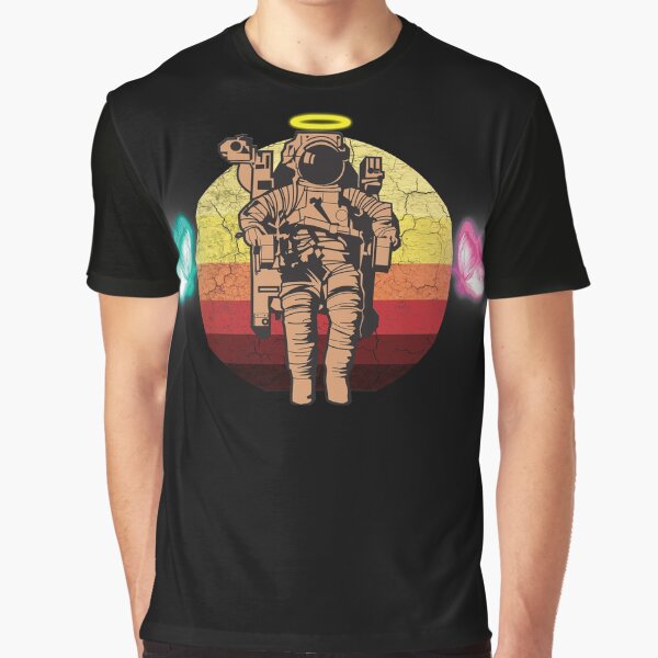 Retro astroanut with butterflies by Izod55