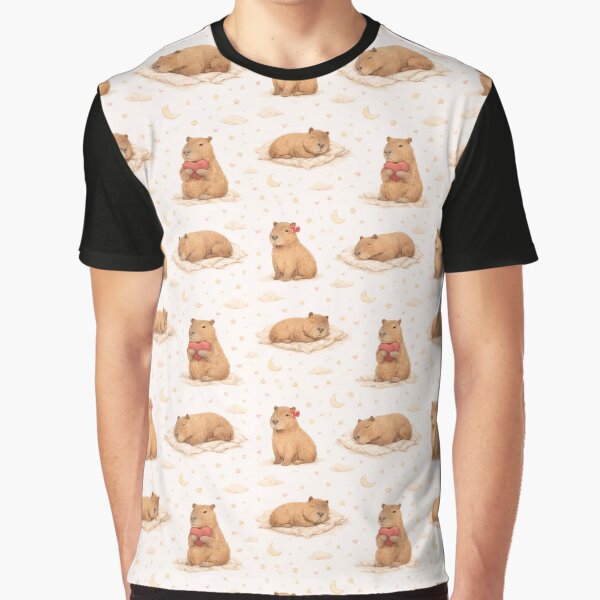 Valentine Capybara Cozy Valentine Pattern by Meandmyshop T-Shirts, Hoodie, Sweatshirt | BlankRebels.com (Image 1)