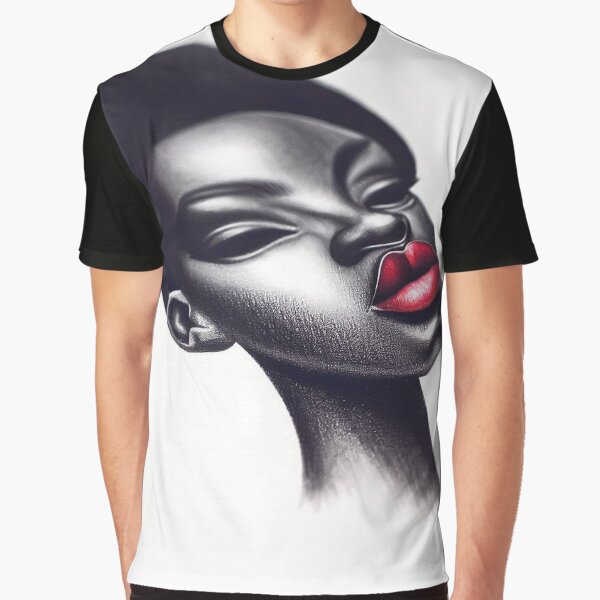 Radiant Grace: Sketch of an Elegant Black Woman by ReplyGirl T-Shirts, Hoodie, Sweatshirt | BlankRebels.com (Image 1)