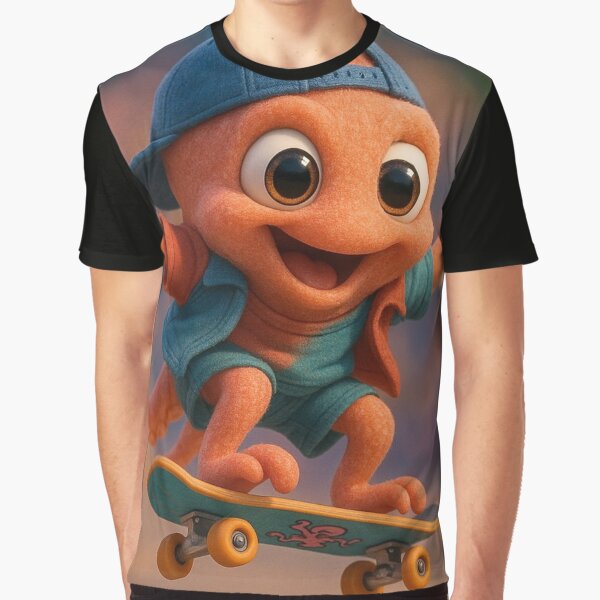 Skater Octopus by Sillytoe T-Shirts, Hoodie, Sweatshirt | BlankRebels.com (Image 1)