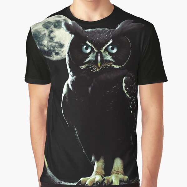 owl – night – moonlight – dark fantasy animal art by Traumrausch T-Shirts, Hoodie, Sweatshirt | BlankRebels.com (Image 1)