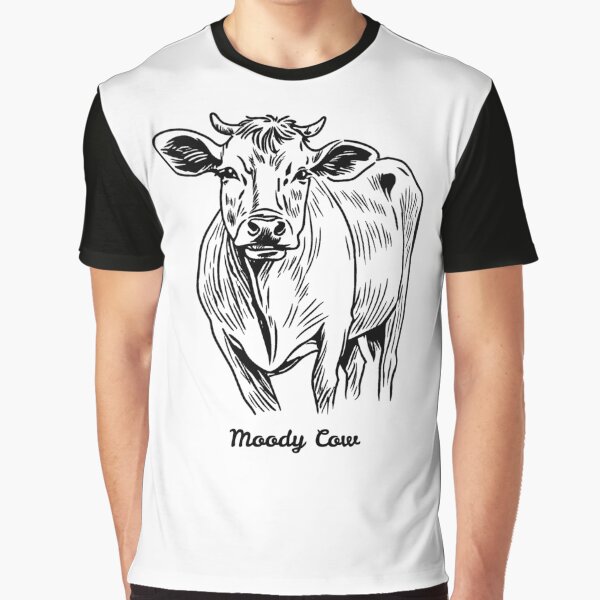 Moody Cow by mirohike T-Shirts, Hoodie, Sweatshirt | BlankRebels.com (Image 1)