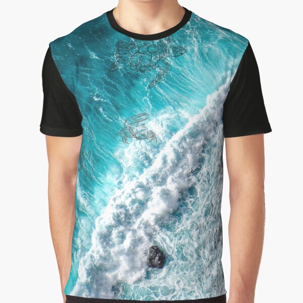 Ocean waves by Plenusvita T-Shirts, Hoodie, Sweatshirt | BlankRebels.com (Image 1)