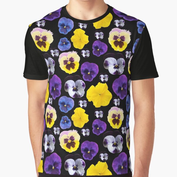 Pansy flowers pattern by virilamissa T-Shirts, Hoodie, Sweatshirt | BlankRebels.com (Image 1)