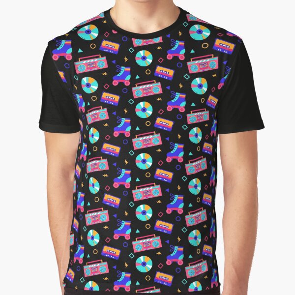 Retro Neon 90s pattern - Apparel design by TheArtistOf2022