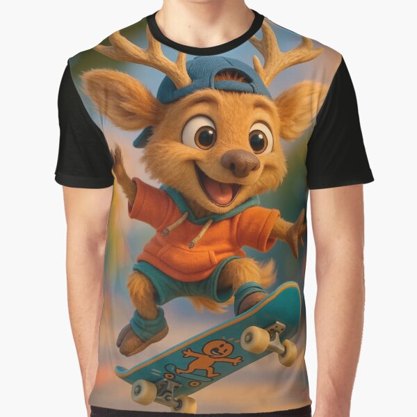 Skater Père David’s Deer by Sillytoe T-Shirts, Hoodie, Sweatshirt | BlankRebels.com (Image 1)