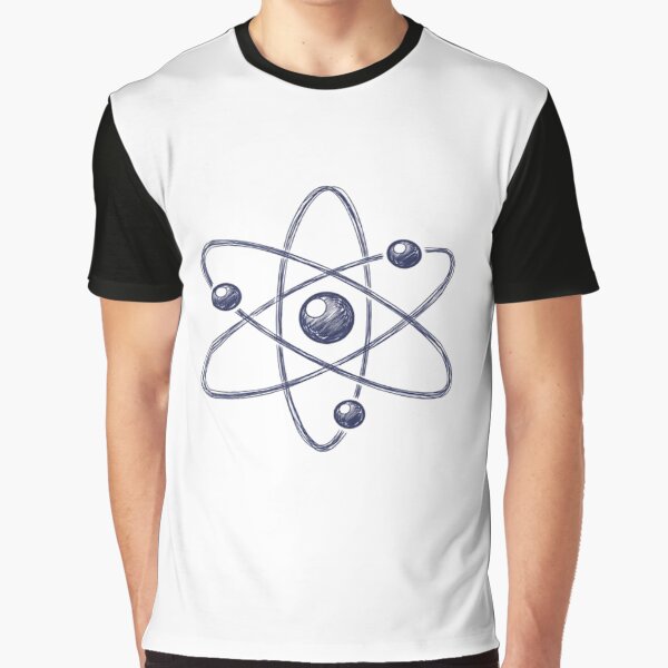 Atom - Ballpoint pen sketch by JOANNASKAH T-Shirts, Hoodie, Sweatshirt | BlankRebels.com (Image 1)