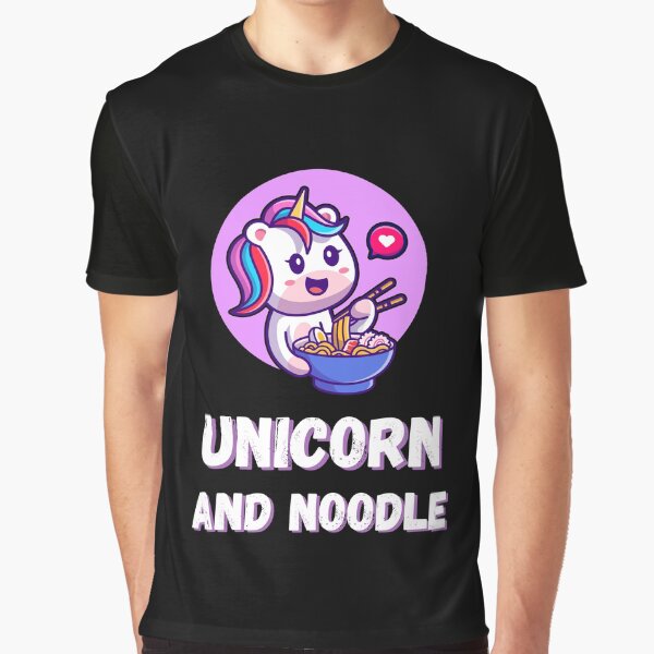 Cute Ramen unicorn holds and Eating noodles by WALID65 T-Shirts, Hoodie, Sweatshirt | BlankRebels.com (Image 1)