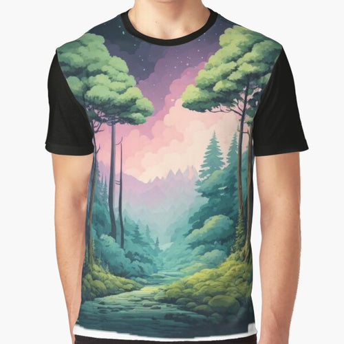 002 Pine Forest by Alexis Art Collection T-Shirts, Hoodie, Sweatshirt | BlankRebels.com (Image 1)