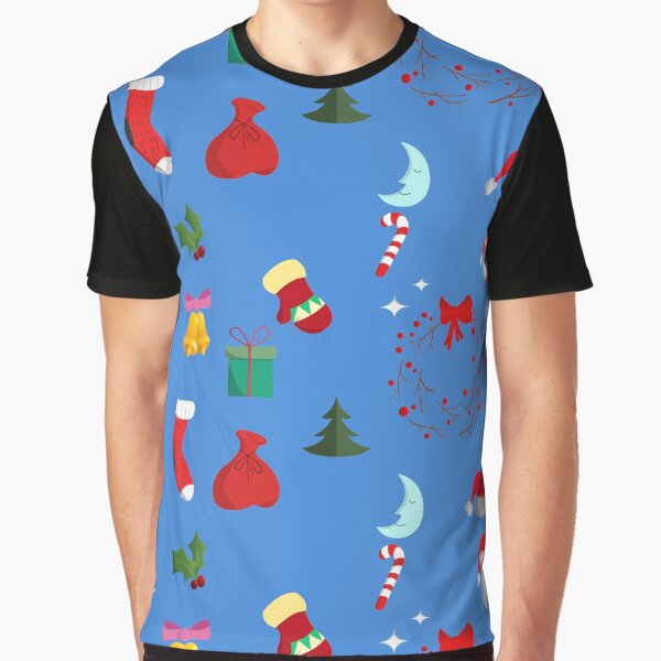 Christmas Doodle Pattern by Chaotic Neutral T-Shirts, Hoodie, Sweatshirt | BlankRebels.com (Image 1)