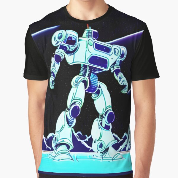 ANIME ROBOT ICY MOUNTAIN SKY by Danzdma T-Shirts, Hoodie, Sweatshirt | BlankRebels.com (Image 1)