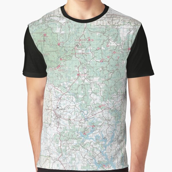 Bankhead National Forest Map (2006) Alabama Woodland Reserve & Park Atlas by BravuraMedia T-Shirts, Hoodie,... (Image 1)