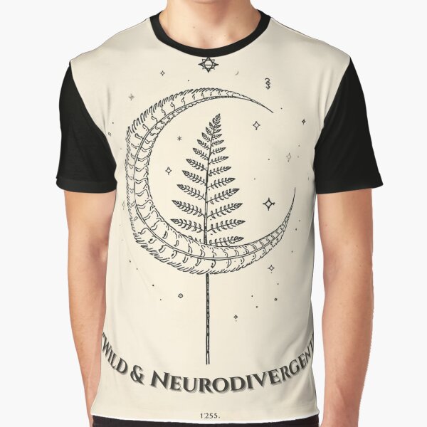 Wild & Neurodivergent Fern | ADHD Autism Pride Art by YvkafromPoland