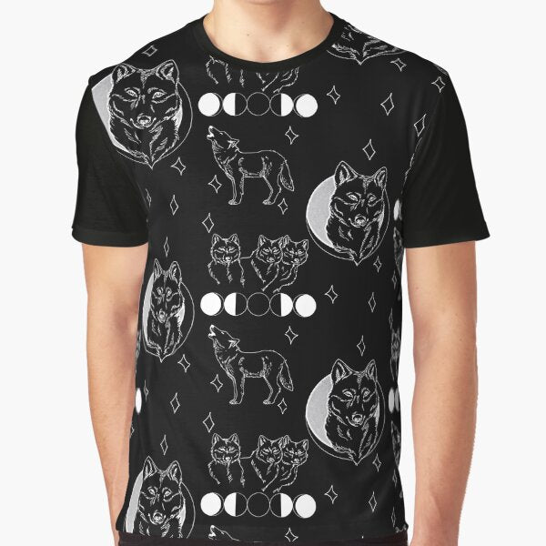 Summer Wolf (Black) by Shayne Rothwell T-Shirts, Hoodie, Sweatshirt | BlankRebels.com (Image 1)
