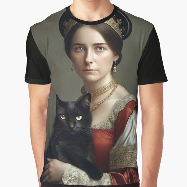 cat and woman art classy pet mom by Yas_oma T-Shirts, Hoodie, Sweatshirt | BlankRebels.com (Image 1)