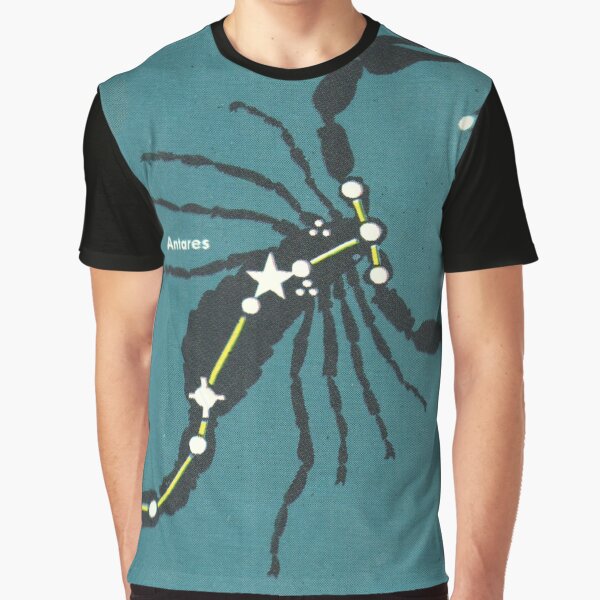 Scorpio Constellation - Vintage Star Map by elevens T-Shirts, Hoodie, Sweatshirt | BlankRebels.com (Image 1)