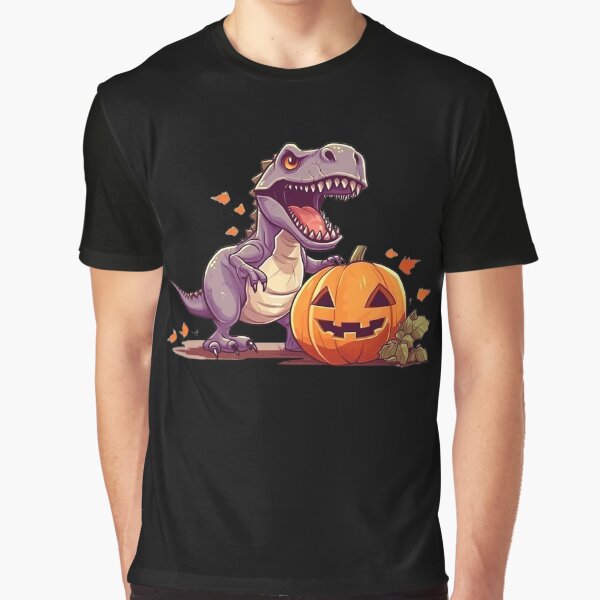 Halloween Fall Dinosaur by TheFullFantasy T-Shirts, Hoodie, Sweatshirt | BlankRebels.com (Image 1)