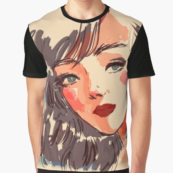 pop art mdenisova: lovely girl by mdenisova T-Shirts, Hoodie, Sweatshirt | BlankRebels.com (Image 1)