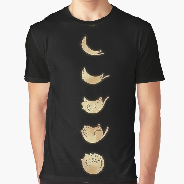 moon phase cat by NatiiHerre T-Shirts, Hoodie, Sweatshirt | BlankRebels.com (Image 1)