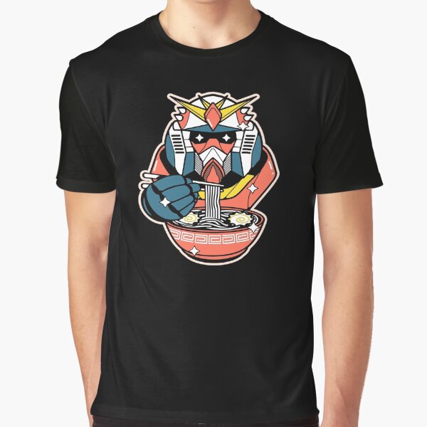 Kawaii Robot Eating Ramen Noodles Japanese Food Anime by Paula Helit T-Shirts, Hoodie, Sweatshirt | BlankRebels.com (Image 1)
