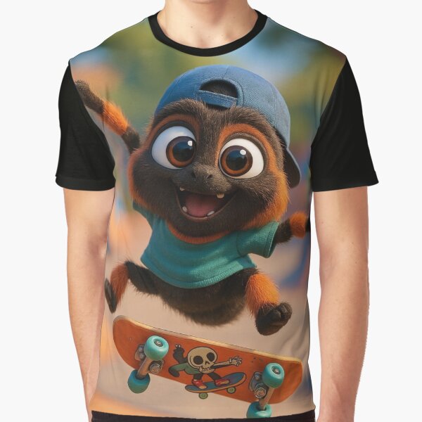 Skater Mexican Fireleg Tarantula by Sillytoe T-Shirts, Hoodie, Sweatshirt | BlankRebels.com (Image 1)