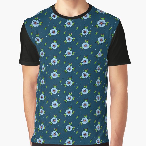 Old School Tattoo Flower Pattern T-Shirts, Hoodie, Sweatshirt