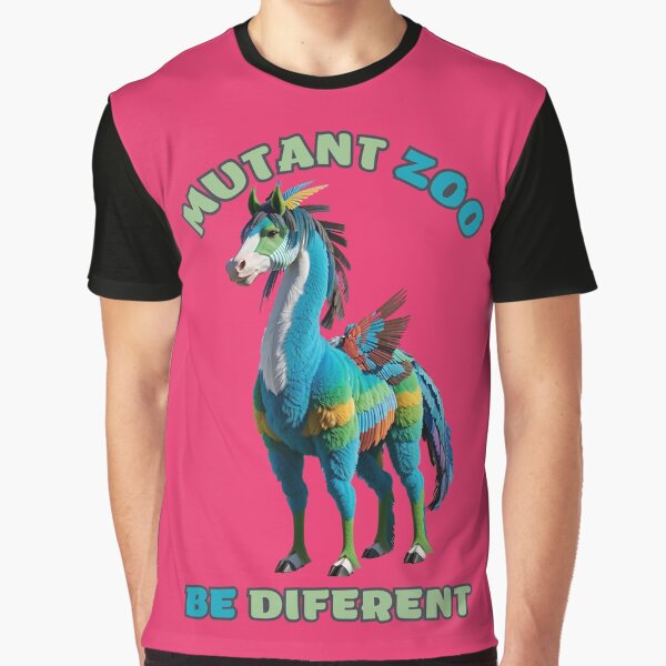 Mutant Animal combination between a horse and a quetzal bird by Carlos Gudino T-Shirts, Hoodie, Sweatshirt (Image 1)