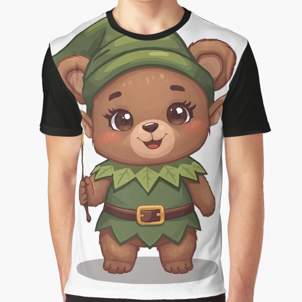 Dwarf with magic wand in the fairytale forest by SimonsDesignArt T-Shirts, Hoodie, Sweatshirt | BlankRebels.com (Image 1)