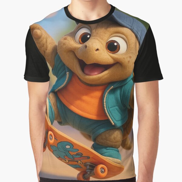 Skater Megalochelys by Sillytoe T-Shirts, Hoodie, Sweatshirt | BlankRebels.com (Image 1)