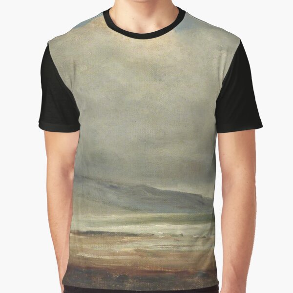 Vintage dark academia landscape with cloudy skies on beach by cutesy T-Shirts, Hoodie, Sweatshirt | BlankRebels.com (Image 1)