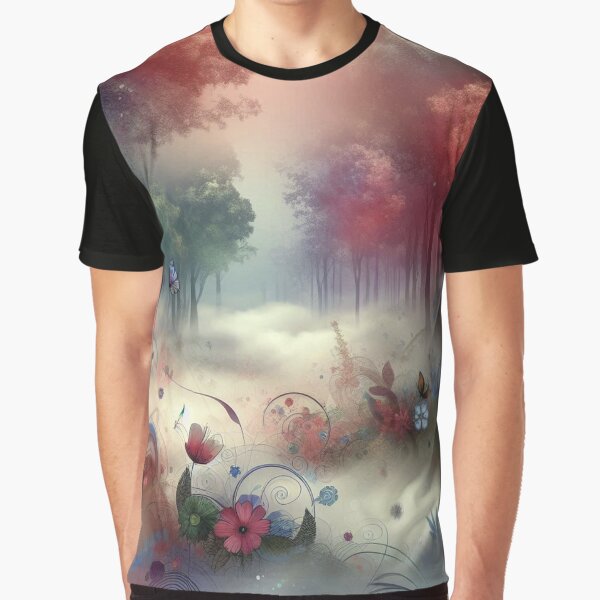 Enchanted Forest and Magical Fog by Rui Fernandes T-Shirts, Hoodie, Sweatshirt | BlankRebels.com (Image 1)