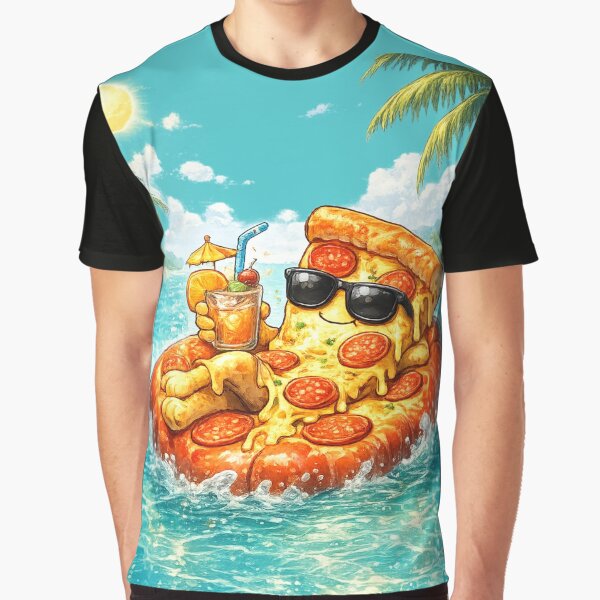 Pizza Pool Party – Funny Vacation Valentine Pun by PunchDrop T-Shirts, Hoodie, Sweatshirt | BlankRebels.com (Image 1)