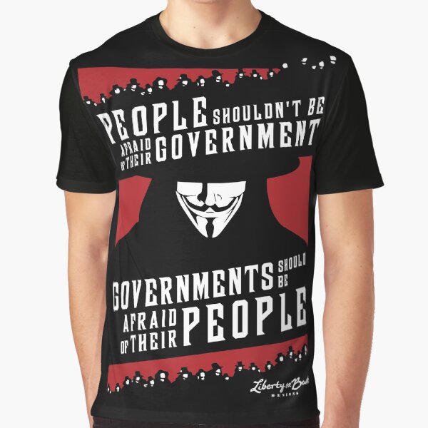 V for Vendetta by Liberty Or Bust T-Shirts, Hoodie, Sweatshirt | BlankRebels.com (Image 1)
