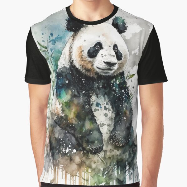 Watercolors animals - The panda by AB9-Designs T-Shirts, Hoodie, Sweatshirt | BlankRebels.com (Image 1)