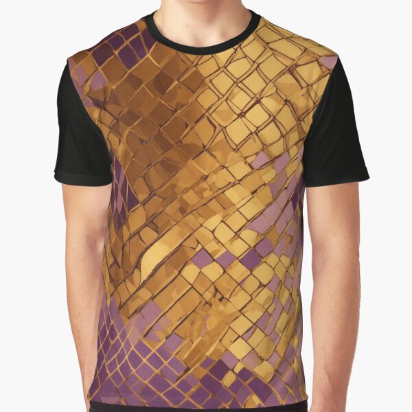 Purple Gold Repeating Abstract Pattern T-Shirts, Hoodie, Sweatshirt