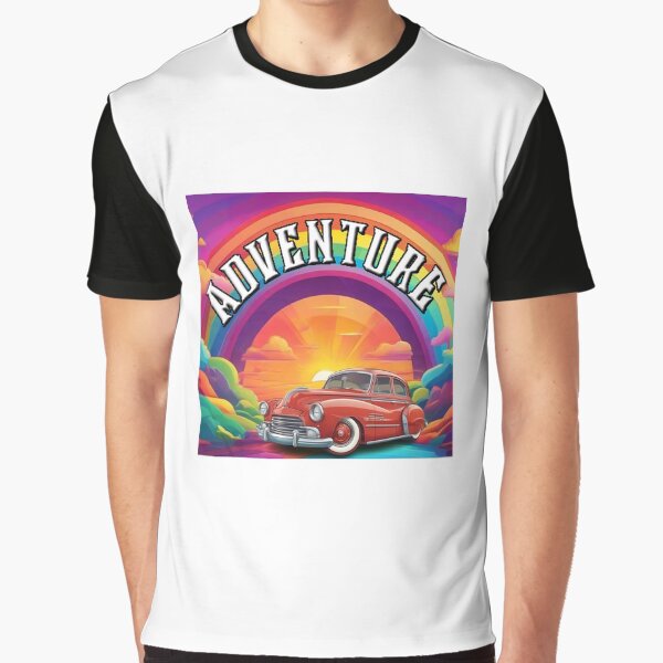 Adventure Car In Sunset by Angelle55 T-Shirts, Hoodie, Sweatshirt | BlankRebels.com (Image 1)