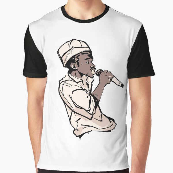 Rapper Holding a Microphone (Black) by execc T-Shirts, Hoodie, Sweatshirt | BlankRebels.com (Image 1)