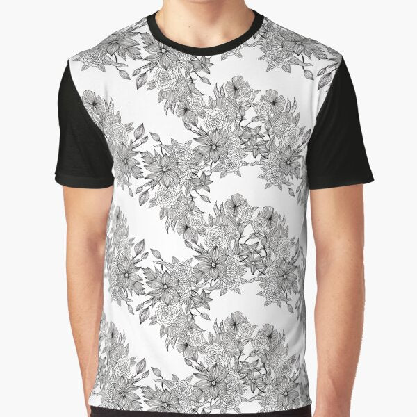 Flower doodle pattern #1 by Patternifly T-Shirts, Hoodie, Sweatshirt | BlankRebels.com (Image 1)