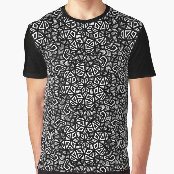 Abstract Doodle Line Art | Black and White by wordznart