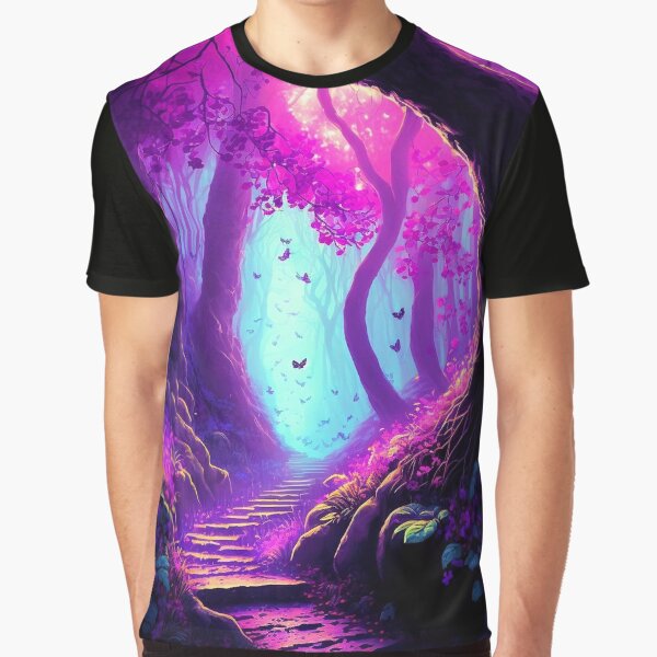 Deep Enchanted Butterfly Forest by Digital-Castle T-Shirts, Hoodie, Sweatshirt | BlankRebels.com (Image 1)