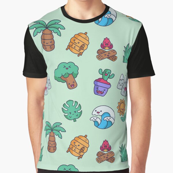 Cute Kawaii Nature Things Sticker Pack by ShareYourFaith T-Shirts, Hoodie, Sweatshirt | BlankRebels.com (Image 1)