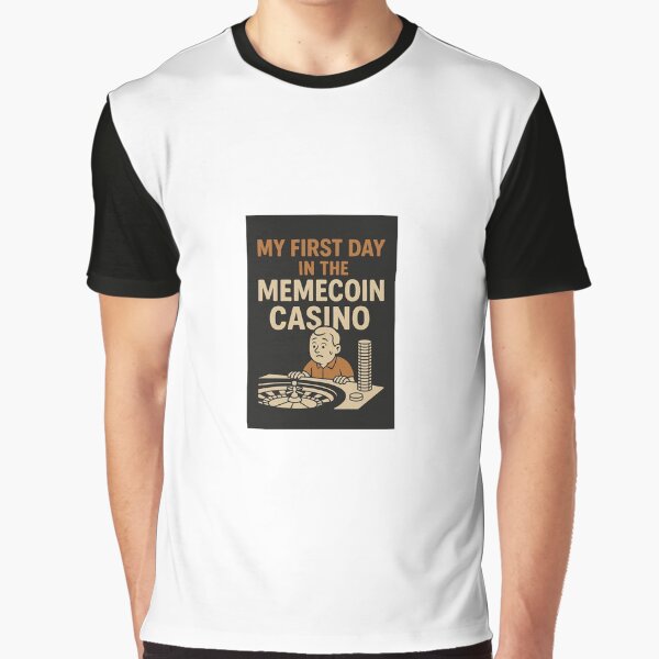 My First Day in the Memecoin Casino by Justmemestore T-Shirts, Hoodie, Sweatshirt | BlankRebels.com (Image 1)
