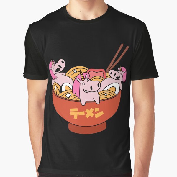 Unicorns In Ramen Bowl Eating Ramen by OnepixArt T-Shirts, Hoodie, Sweatshirt | BlankRebels.com (Image 1)